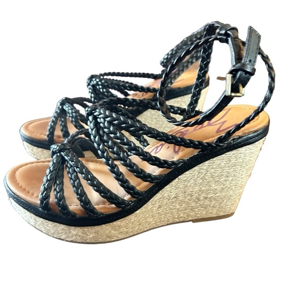 Zodiac Shana Espadrille Wedge Sandal Size 8.5 - Picture 1 of 10